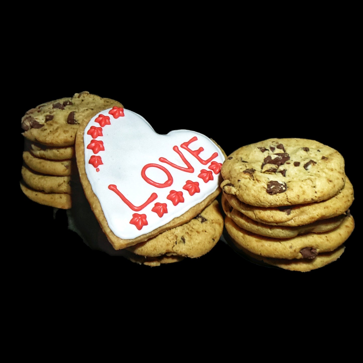 LOVE: Fresh Baked Valentine's Day Cookie or Brownie Dessert Tin Gift Box (Over 1.5 Pounds of Desserts)