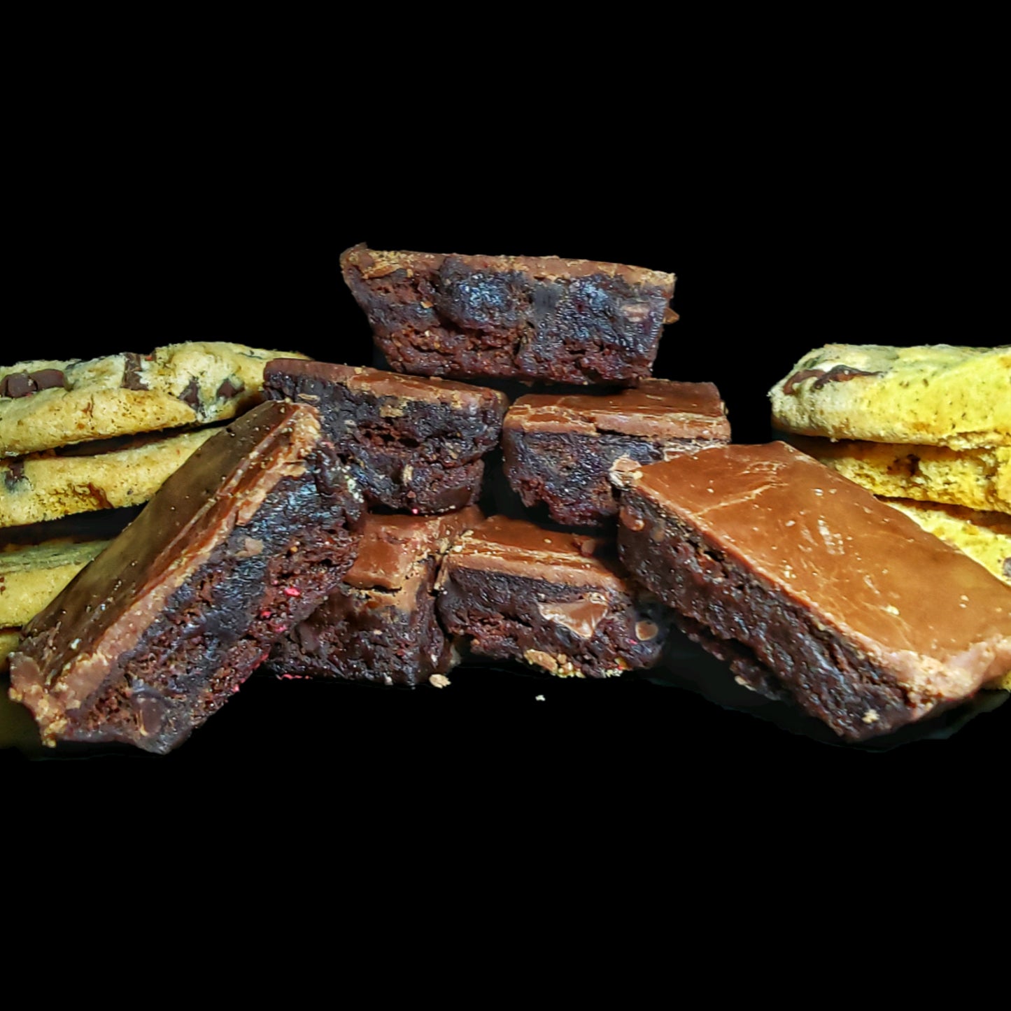 Fresh Baked Cookie & Brownie Dessert Tin Gift Box (Over 1.5 Pounds of Desserts)