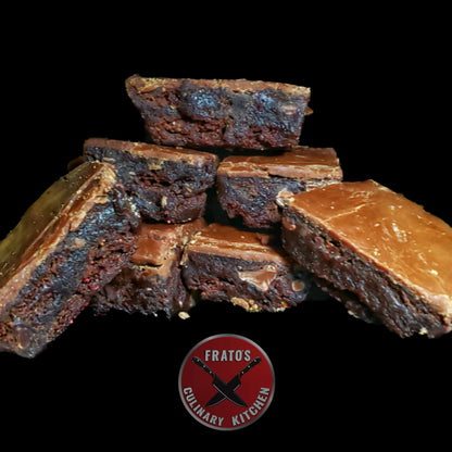 2 POUNDS OF TRIPLE CHOCOLATE BROWNIES - A Gift for Yourself! (Bakery Box)