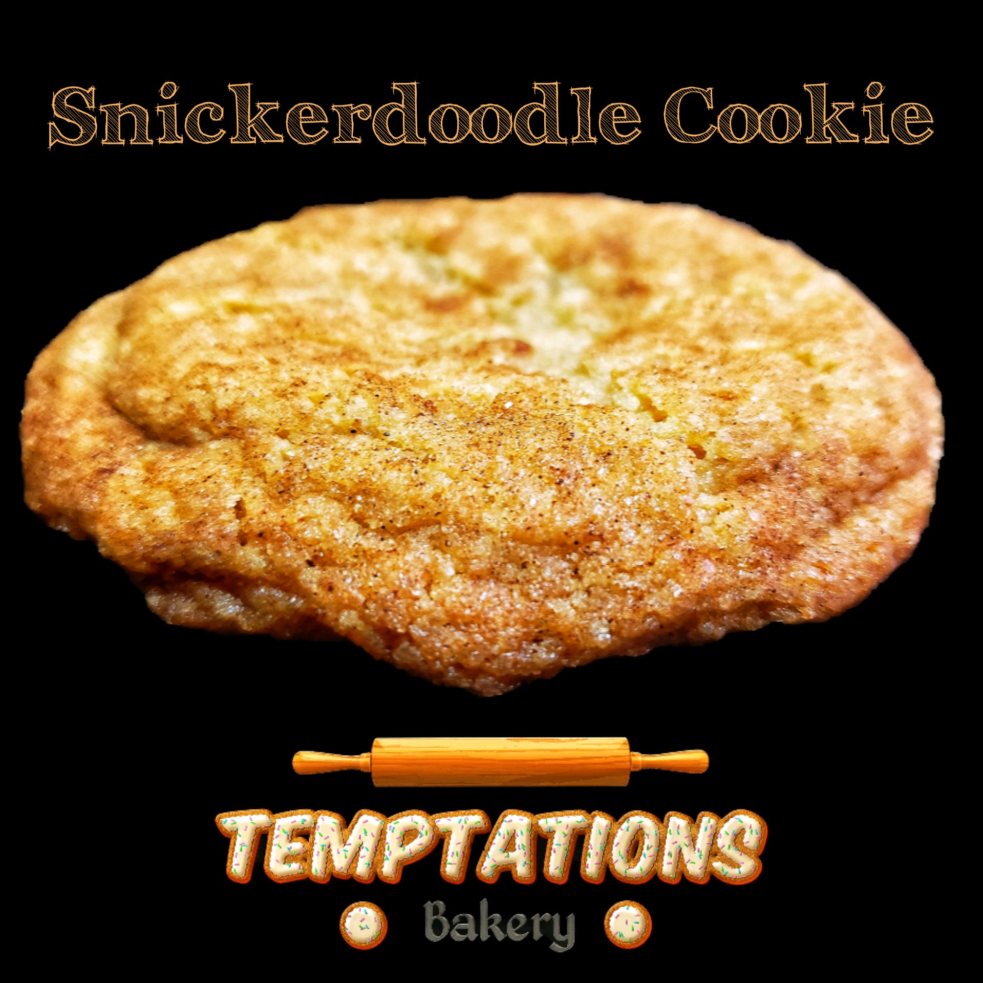 NEW! 2 POUNDS OF SNICKERDOODLE COOKIES - (Artisan Bakery Box)